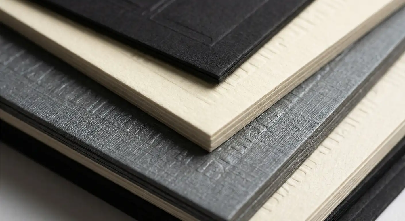 精裝盒配色的材質與規格選擇，精裝盒配色相關細節圖