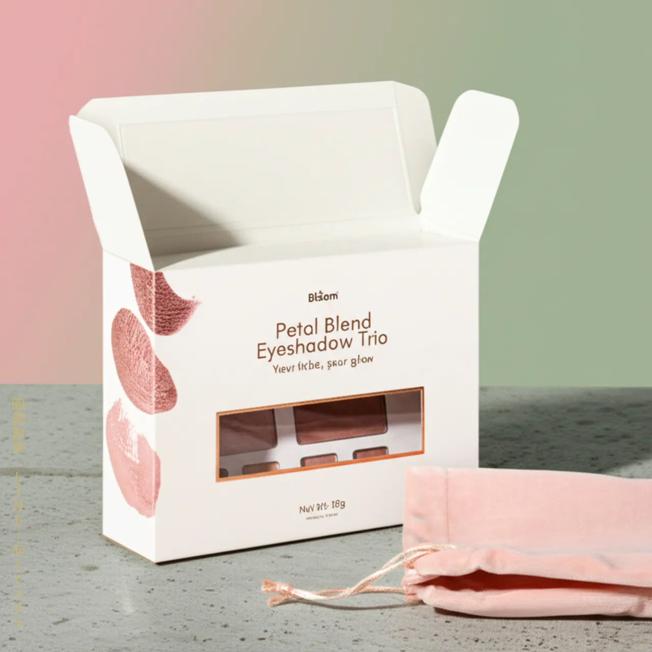 美妝保養精裝盒展示