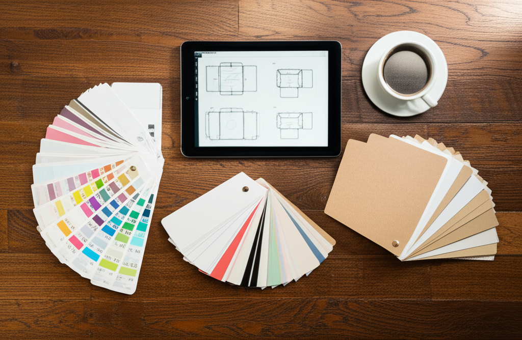 精裝盒結構與材質比較工作桌面